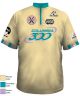 Keven Grid Chess Crazy Cream, Tan & Dark Brown Color Jersey Replica